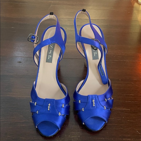 SJP by Sarah Jessica Parker Blue Sandals - Picture 2 of 10